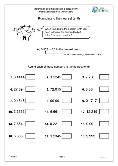 rounding decimals calculator.